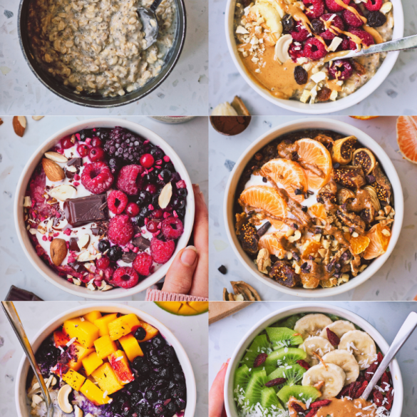 How I Make Oatmeal + 5 Topping & Flavour Ideas (Featured)