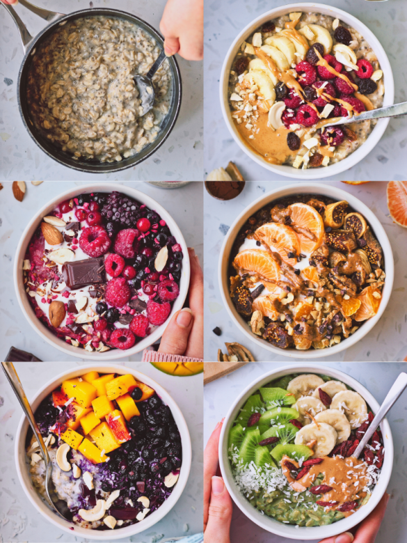 How I Make Oatmeal + 5 Flavour & Topping Ideas – Spirende Veganer